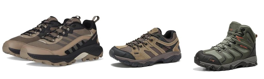Long Distance Hiking Shoes combined image