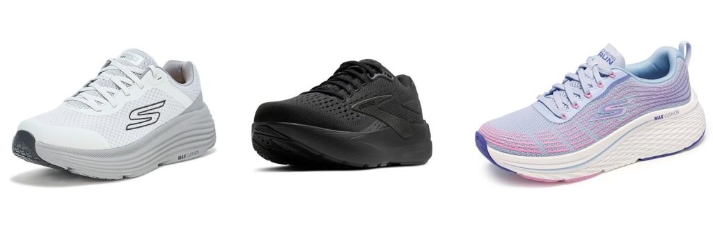 Max Cushioning Running Shoes combined image