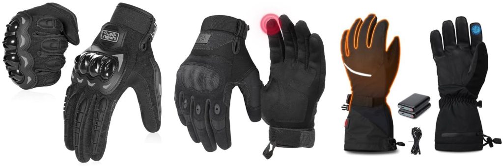 Motorcycle Gloves combined image