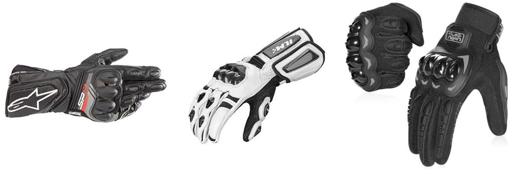 Motorcycle Racing Gloves combined image