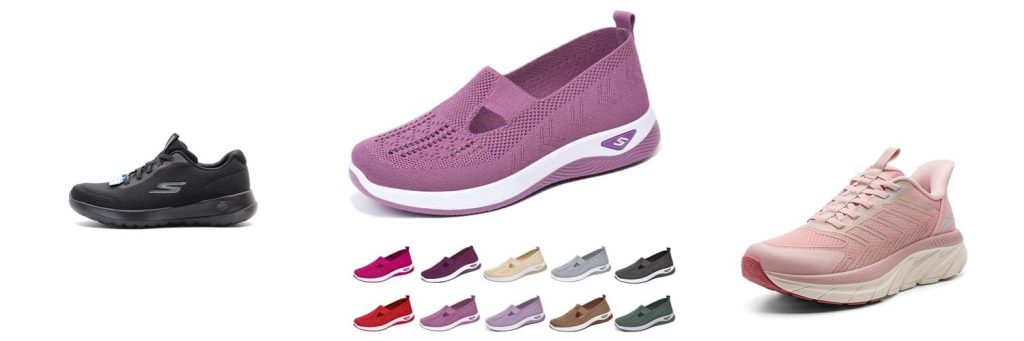 Ortho Walking Shoes For Women combined image