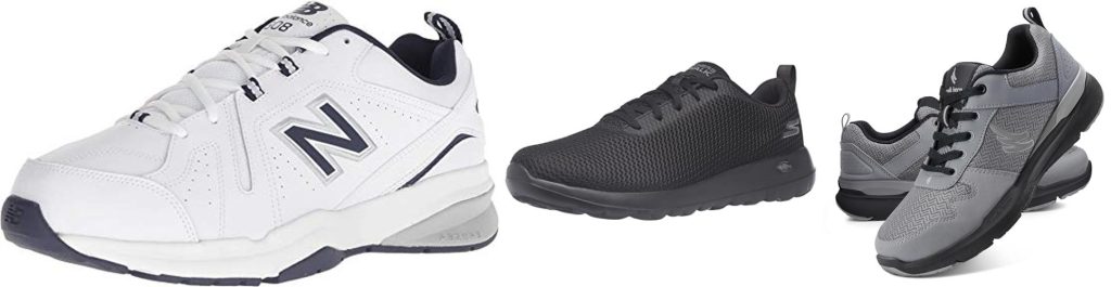 Orthopedic Walking Shoes For Men combined image