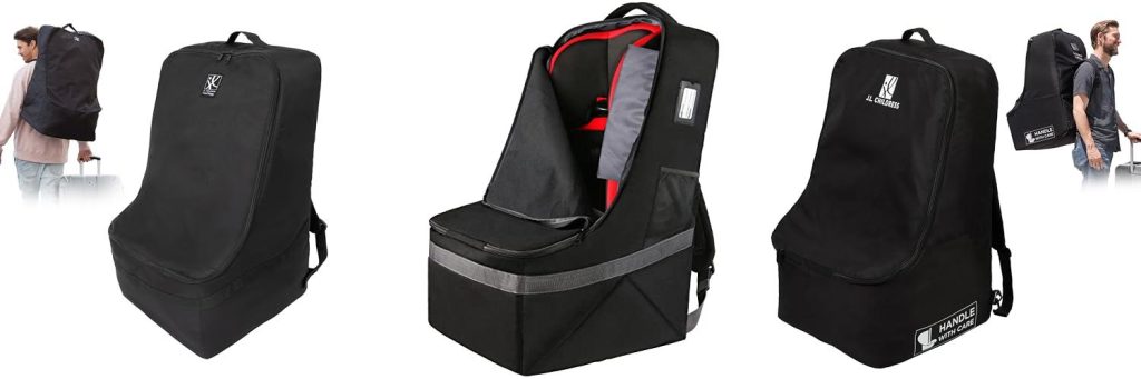 Padded Car Seat Travel Bag combined image