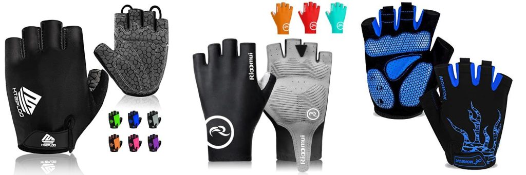Padded Gloves For Cycling combined image