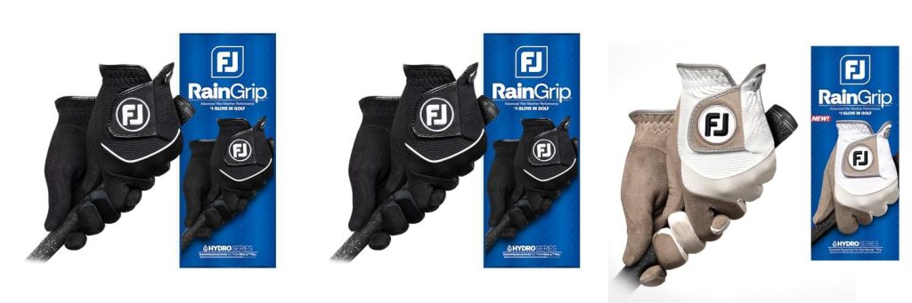 Rain Gloves Golf combined image
