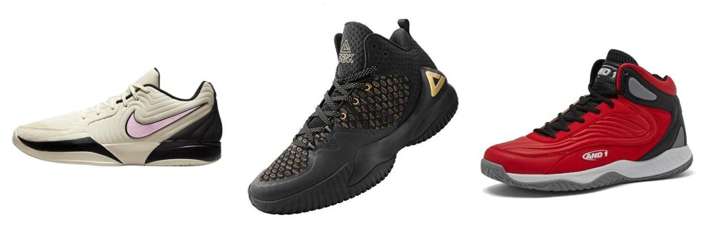 Retro Basketball Shoes To Play In combined image