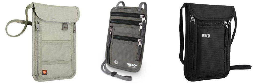 Rfid Neck Wallet combined image