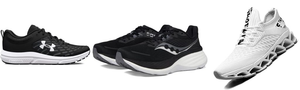 Running Shoes For Fat Men combined image