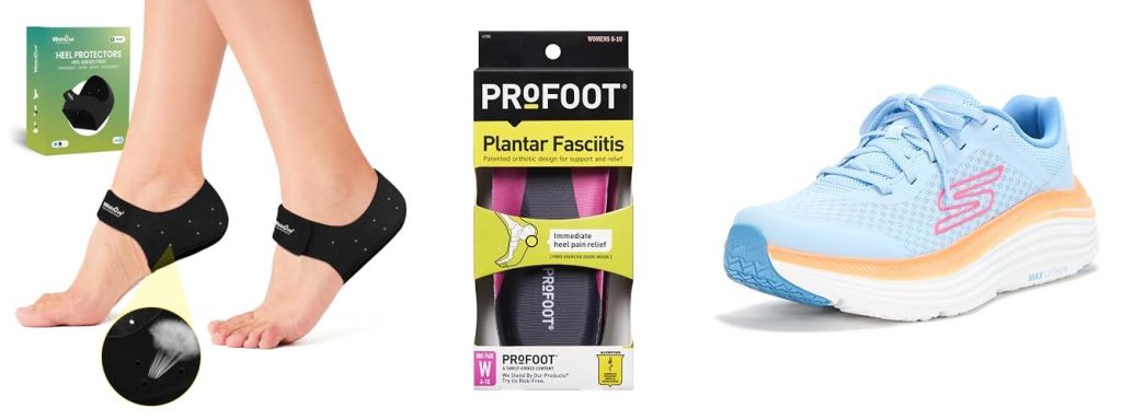 Shoes For Heel Pain For Women combined image