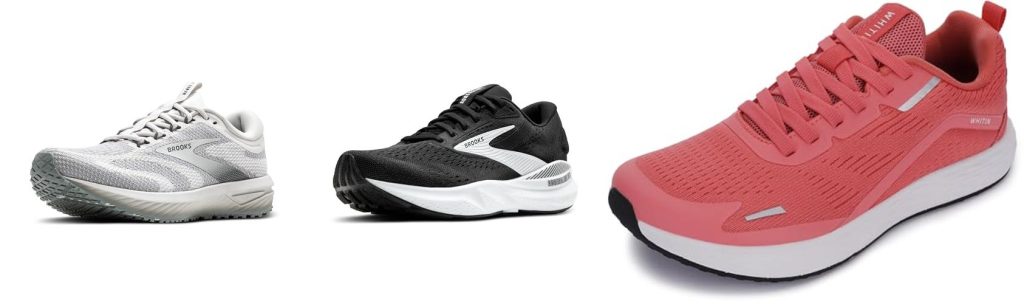 Shoes For Overweight Female Runners combined image
