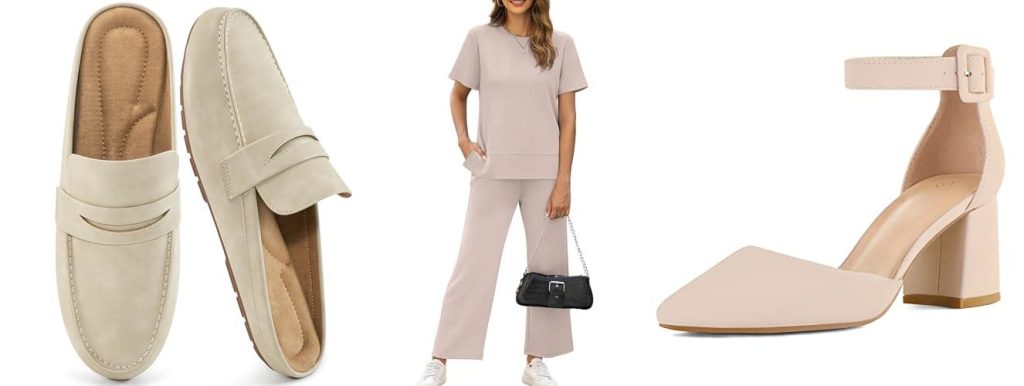 Shoes To Wear With Wide Leg Jumpsuit combined image