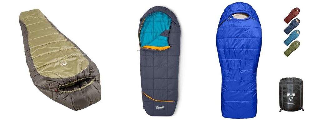 Side Sleeper Sleeping Bag combined image