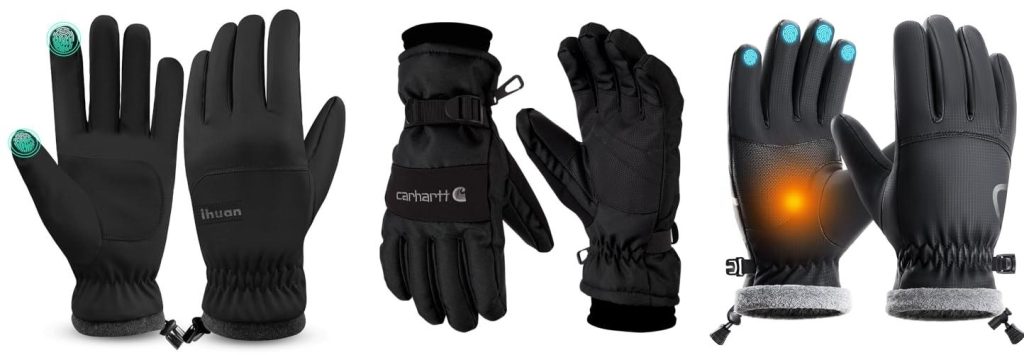 Ski Gloves Warm combined image