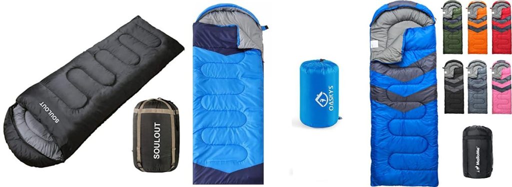 Sleeping Bag For Side Sleepers combined image