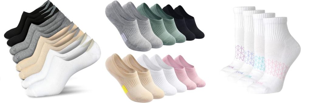 Socks For On Cloud Shoes combined image