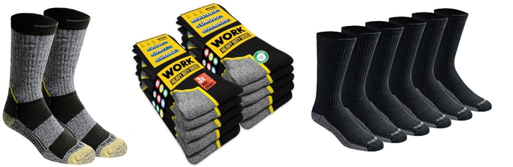 Steel Toe Boot Socks combined image