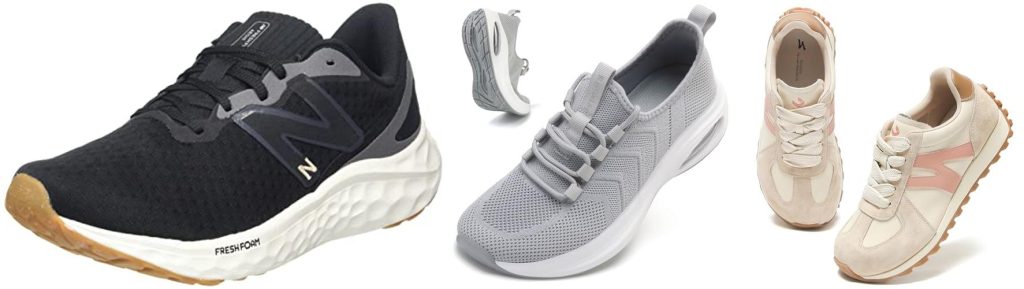 Tennis Shoes For Women With Bunions combined image