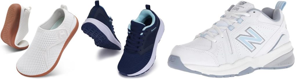 Tennis Shoes For Women With Wide Feet combined image