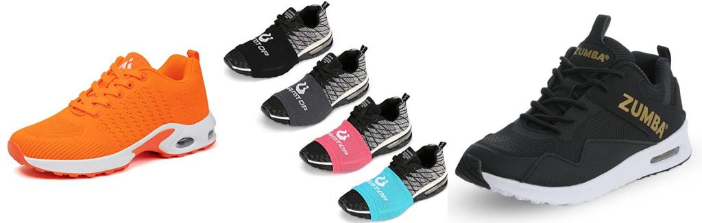 Tennis Shoes For Zumba combined image