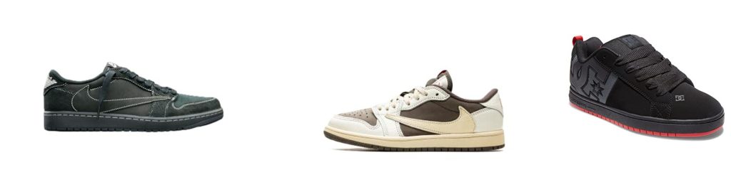 Travis Scott Shoes combined image