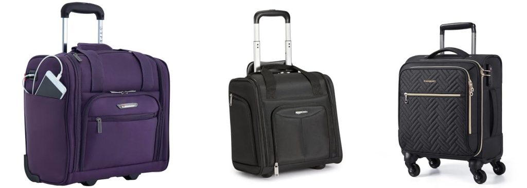 Under The Seat Rolling Bag combined image
