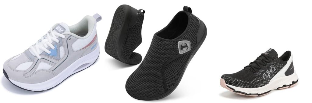 Walk Shoes For Bunions combined image