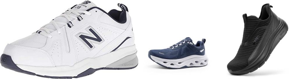 Walking Shoes For Obese Man combined image