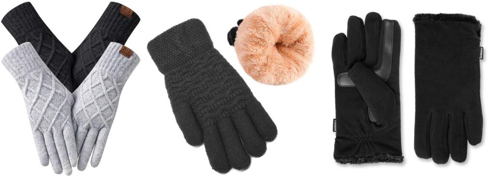 Warm Ladies Gloves combined image