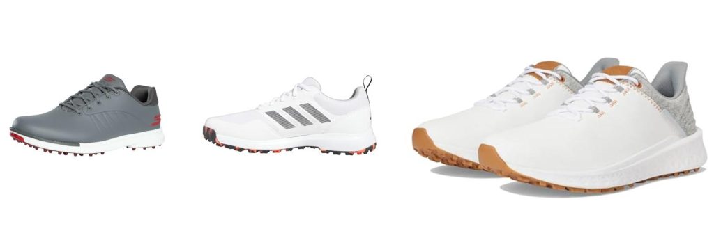 Waterproof Spikeless Golf Shoes combined image