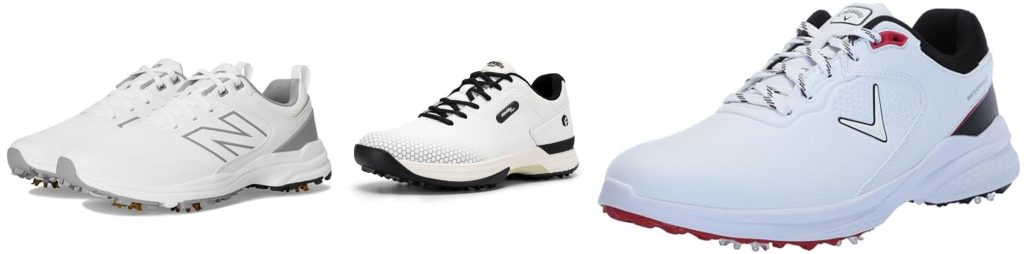 Wide Toe Box Golf Shoes combined image