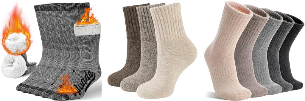 Winter Boot Socks combined image
