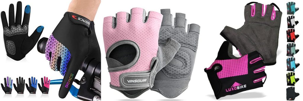 WomenS Bike Gloves combined image
