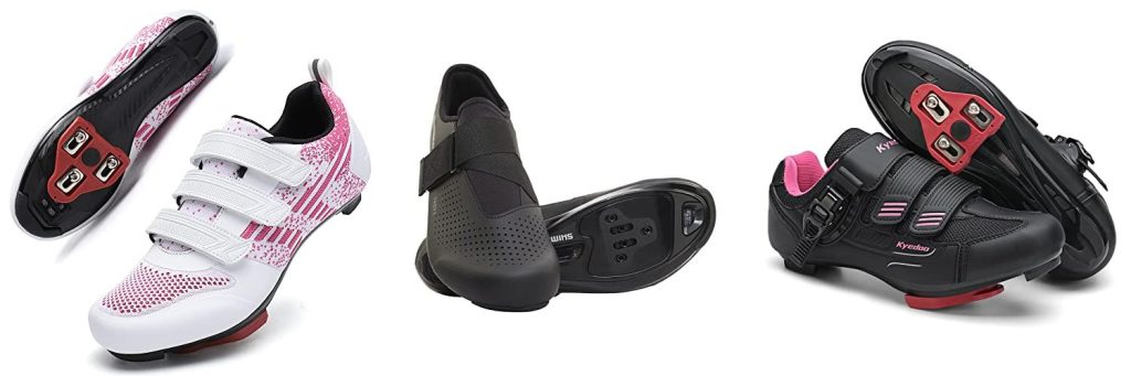 WomenS Cycling Shoes For Wide Feet combined image