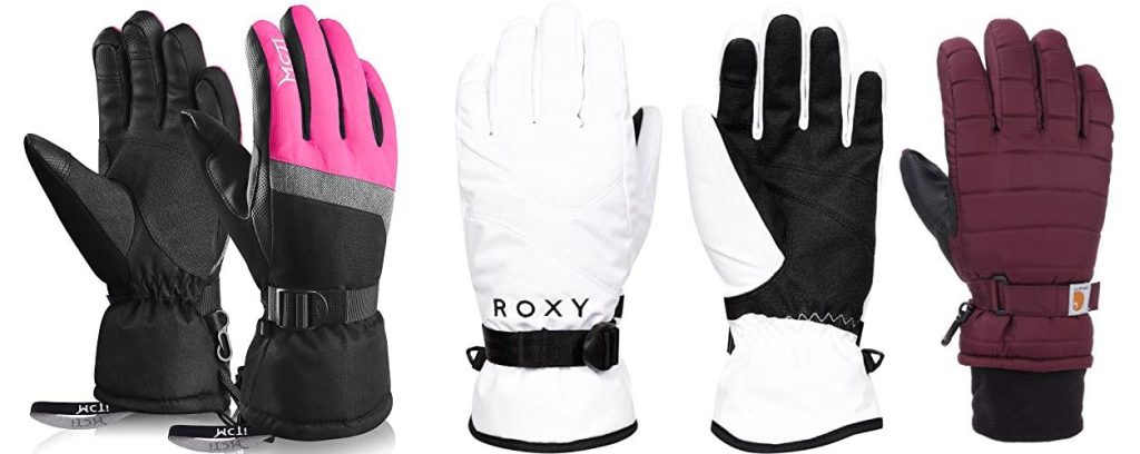 WomenS Snowboard Gloves combined image