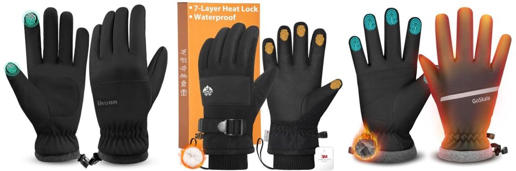 WomenS Winter Gloves For Extreme Cold combined image