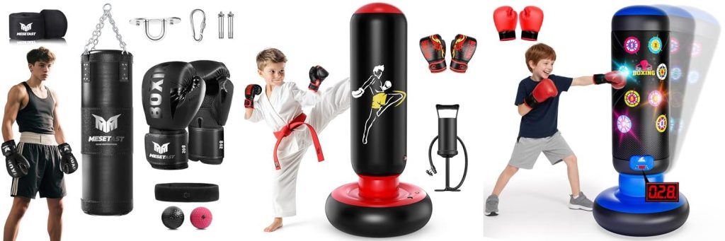 Youth Punching Bag combined image